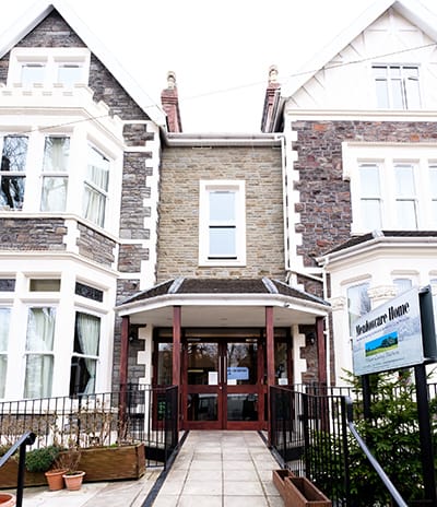 Front entrance of Meadow Care facility