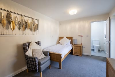 Bright and comfortable private resident room