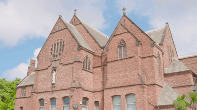 Exterior view of the Nazareth House Crosby building