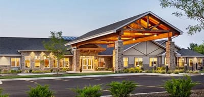 Exterior view of the Silverado St. Charles Memory Care Community building