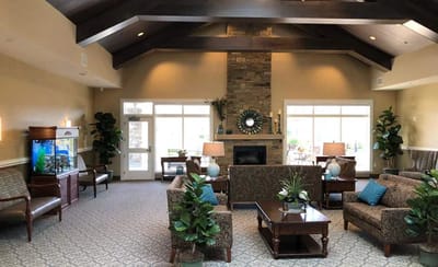 Interior common area with seating and decor