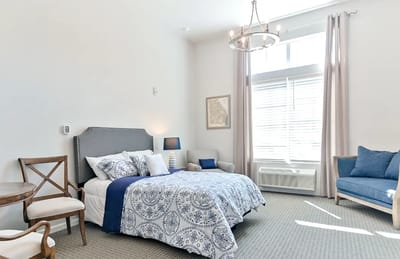 Cozy private resident room with natural light