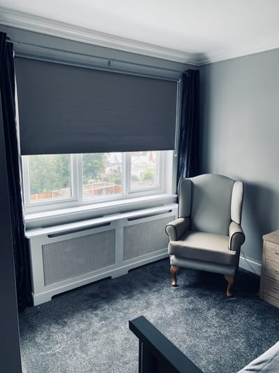 Cozy private resident room with armchair