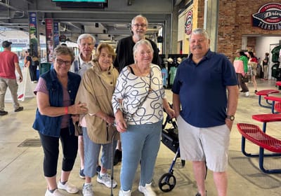 Group of seniors enjoying an outing together