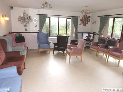 Common area with seating in a lounge