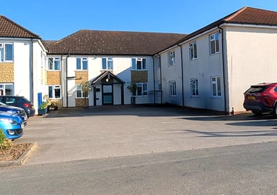 Exterior view of Lyncroft Care Home entrance