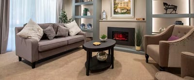 Cozy common area with comfortable seating
