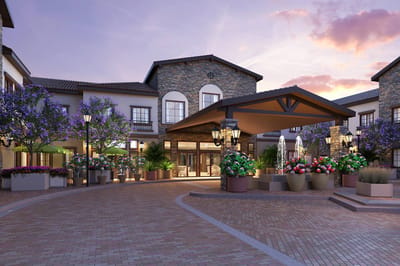 Beautiful entrance of The Sheridan at Eastside.