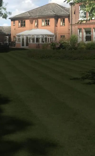 Exterior view of the facility with outdoor space