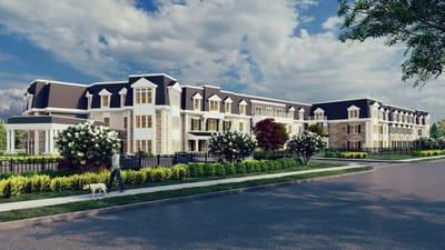 Exterior view of Maple Pointe Senior Living