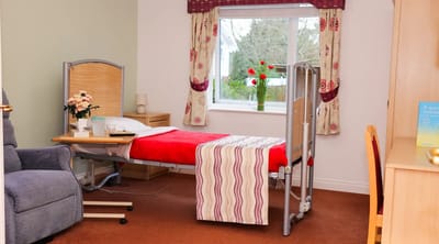 Well-furnished resident room with a view