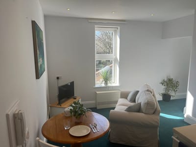 Cozy interior of a resident's living space with a window