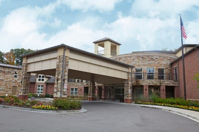 Exterior view of Brookdale Dogwood Creek entrance