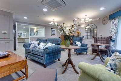 Common area with comfortable seating and décor