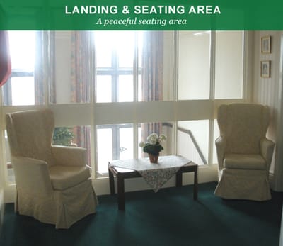 Seating area with chairs and a table