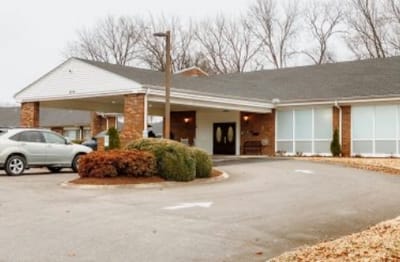 Exterior view of Belvedere Commons facility entrance
