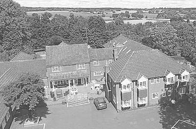 Aerial view of Bablake House senior living facility