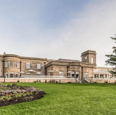 Exterior view of Audley Scarcroft Park from the garden