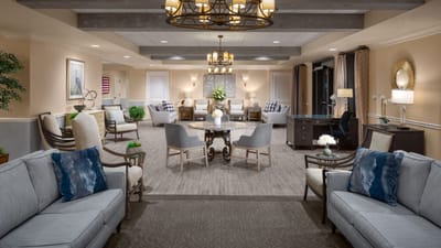 Interior common area with seating and decor