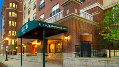 Building exterior of Belmont Village Senior Living