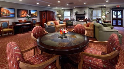 Interior common area with seating and decor