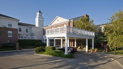 Entrance of Belmont Village Senior Living facility