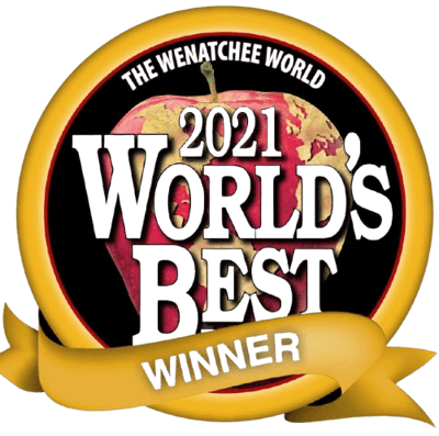 Award badge for World's Best