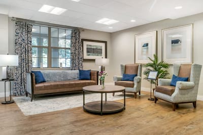 Interior common area with seating and decor