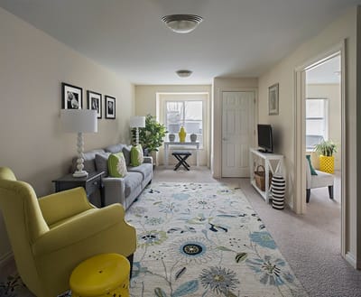 Interior common area with comfortable seating
