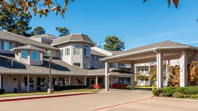 Exterior view of Asher Point Independent Living facility