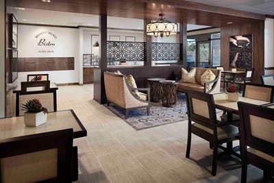 Interior of the Bistro dining area with seating