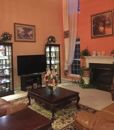 Interior of a common area with comfortable seating and decor