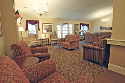 Interior common area with seating and decor