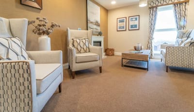 Cozy common area with comfortable seating