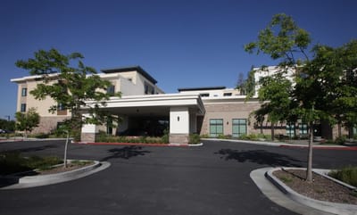 Exterior view of Belmont Village Senior Living Los Gatos