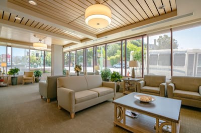 Interior view of a common area in the facility