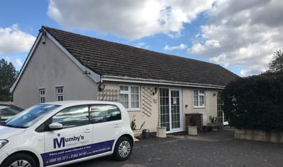 Exterior view of Mumby's Live-In Care facility