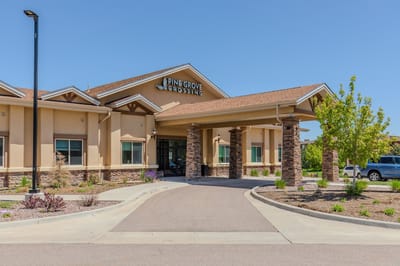 Exterior view of Pine Grove Crossing facility entrance