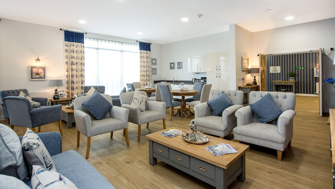 Bright common area with comfortable seating