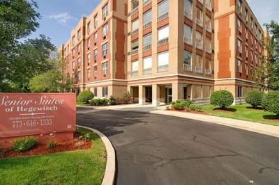 Exterior view of Senior Suites of Hegewisch building