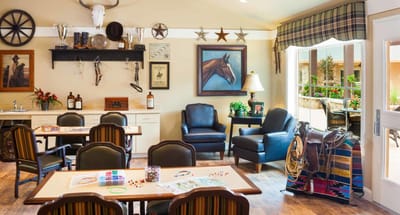 Interior common area with seating and decor