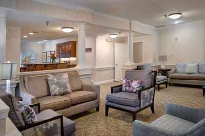 Interior common area with comfortable seating