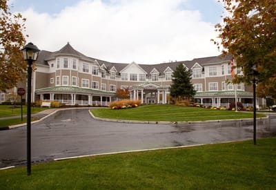 Exterior view of Sunrise of New City assisted living facility