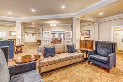 Cozy common area with comfortable seating
