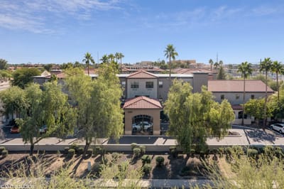 Aerial view of the Truewood by Merrill, Scottsdale building