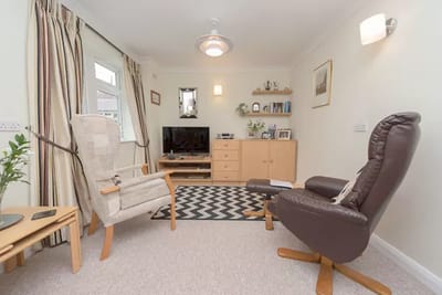 Cozy interior living area with seating and decor