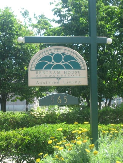 Sign for Bertram House of Swampscott