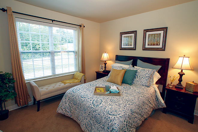 Cozy private resident room with natural light