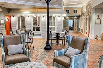 Interior common area with comfortable seating
