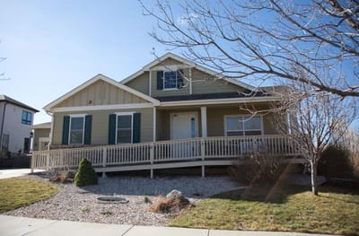 Charleston Assisted Living, assisted living in Erie, CO — Single-story house with a ramp and green landscaping